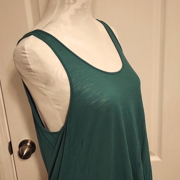 VINTAGE American Eagle Sheer High Low Drop Back Tank - Picture 4 of 7
